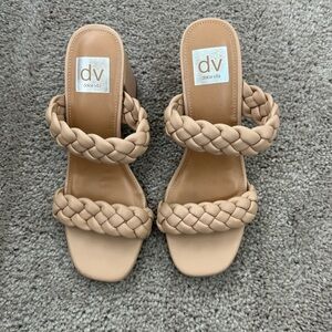 Dolce Vita Women's Beige Braided Sandals